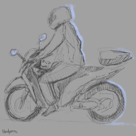 Motorbike Sketch